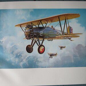 Keith Farris Aviation 9" x 11" Bookplate Print - Boeing P-12